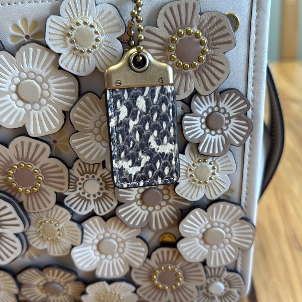 Rogue Bag 25 In Colorblock With Tea Rose And Snakeskin Detail NWT - Picture 8 of 14